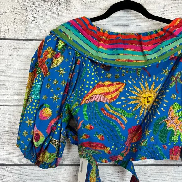 FARM Rio Colorful Patterned Blouse - Picture 12 of 12